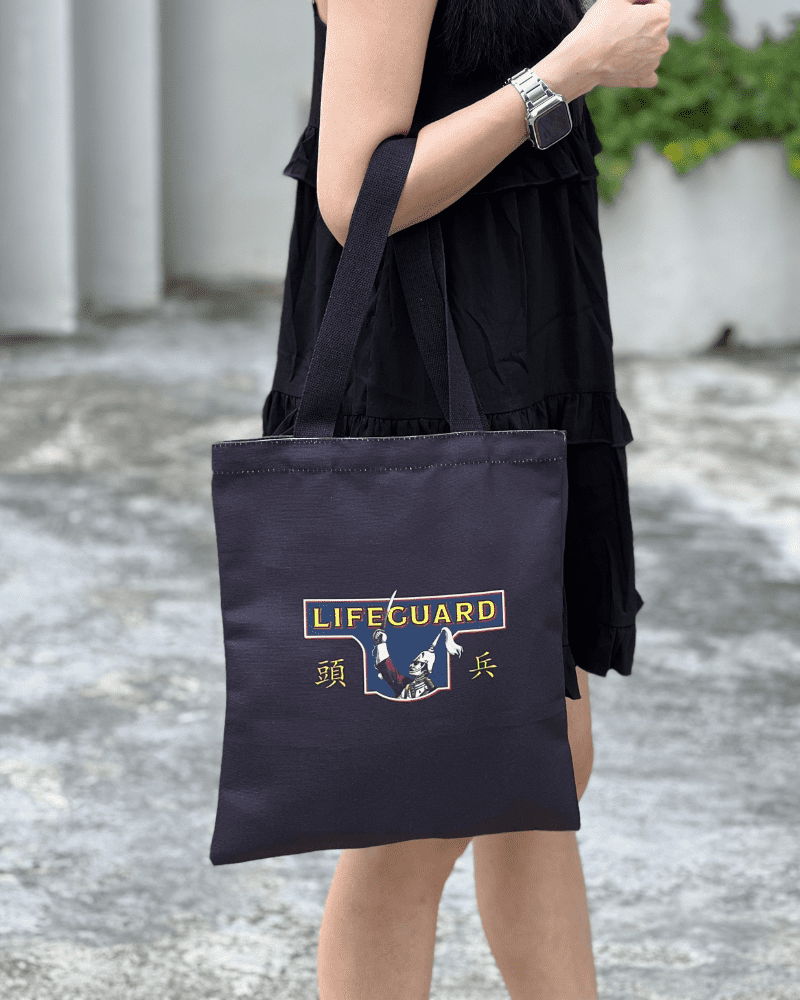 Lifeguard Dairies Tote Bag (Dark Blue) - Image 4